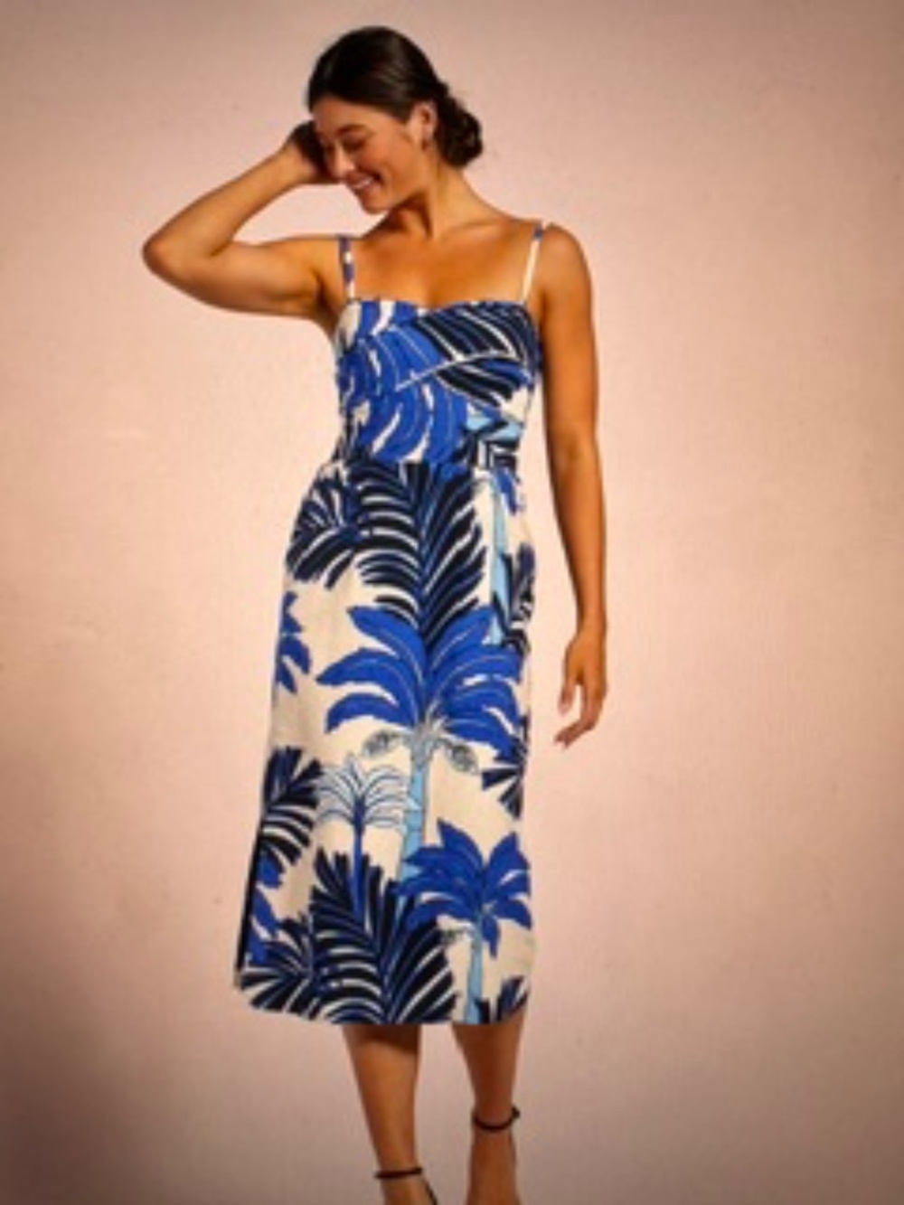 $298- Worn ONCE! Tori Richard Royal Holiday Magnolia Dress- Size 6- EXCELLENT